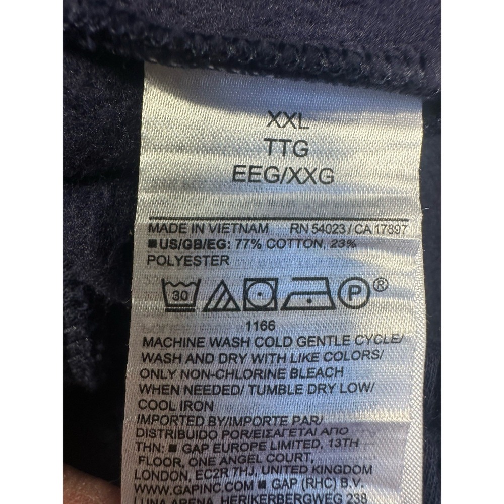 Gap Sweatpants Womens XXL Blue VintageSoft Seamed Wide Leg Loungewear - Picture 11 of 12